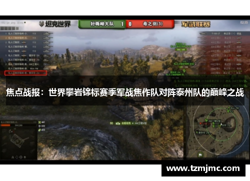 焦点战报：世界攀岩锦标赛季军战焦作队对阵泰州队的巅峰之战